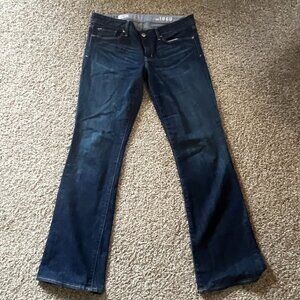 Gap 1969 Sexy Boot Cut Dark Wash Jeans in Size 10r 30 Waist